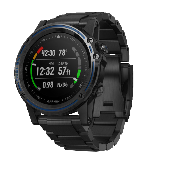 Garmin Descent Mk1 Sapphire серые с титановым DLC ремешком